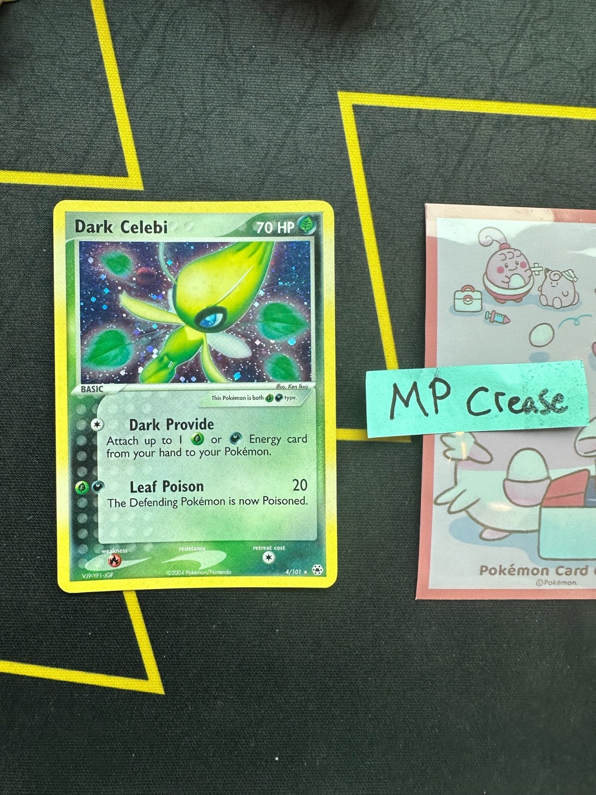 Pokemon Card Dark Celebi EX Hidden Legends Holo 4/101 156 💎MP Crease💎