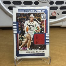 Panini 2025 Donruss Rookie Jersey Makayla Timpson #6 Indiana Fever Basketball