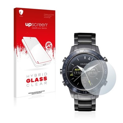 Premium Panzerfolie Schutz Folie Hybrid Glasfolie Klar für Garmin Marq Aviator