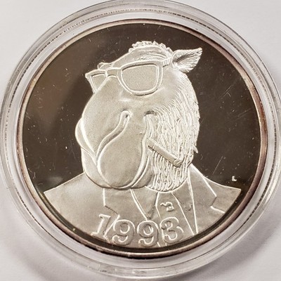 1 oz .999 Silver Round - 1913-1993 Joe Camel Advertising - SKU