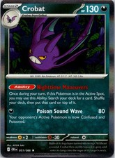 Crobat 051/086 Rare Chaos Rising Pokemon Holo Near Mint