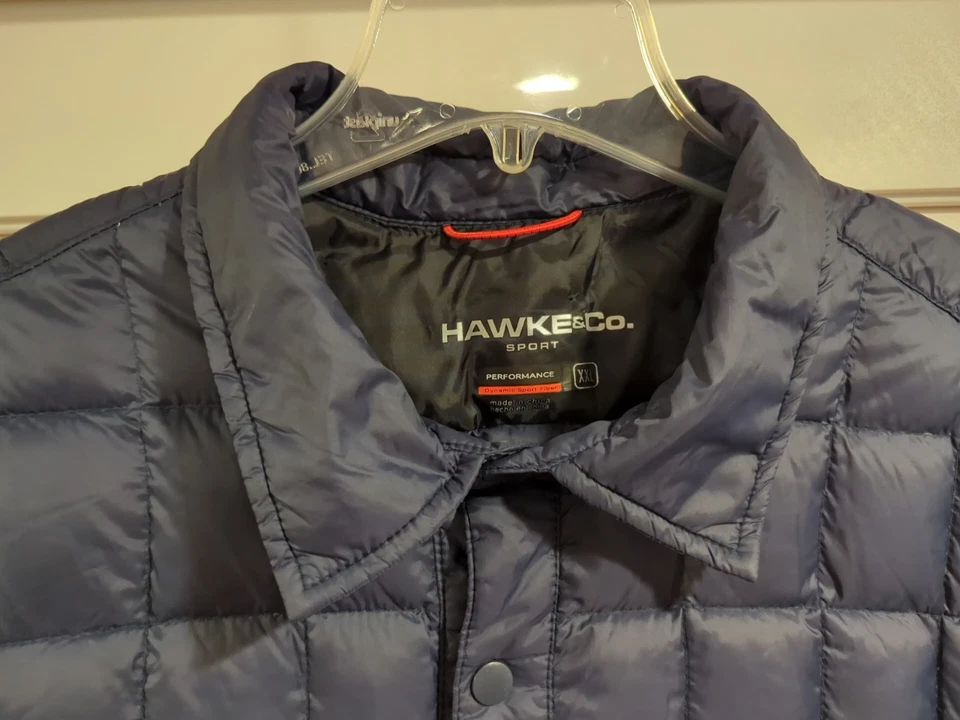 NEW Hawke & Co. Sport Performance Men's Blue Puffer Jacket Coat Size XXL 2XL - Image 3 of 4