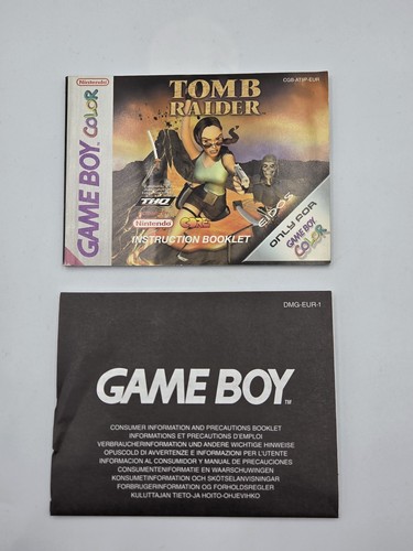 Nintendo Game Boy Color Tomb Raider mit OVP und Anleitung EUR - Picture 9 of 12
