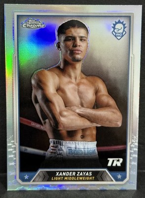 2024 Topps Chrome Boxing RC Xander Zayas Refractor