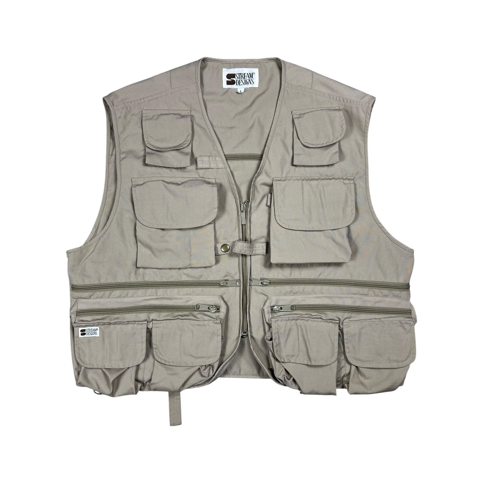 Vintage 90s Sierra Designs multi pocket fishing vest (L)