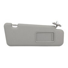 Sun Visor Passenger Cloth Gray with Vanity Light for Toyota Highlander 2008-2013