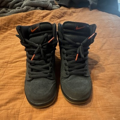 Nike SB Dunk Pro ISO High Orange Label Dark Smoke Grey/Black CV1727-001 size 10