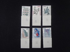 &euro; Rollenmarken 2306- 2323 6x 3er Streifen mit Nummer postfr. Postpreis 42,42 &euro;