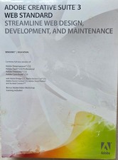 Adobe Creative Suite 3 Cs3 Web Standard Streamline Web Design - Windows/student