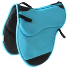 Horse  English Endurance Treeless Non-Slip Neoprene Saddle Pad Turquoise 6405TR