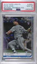 2019 Topps Update Rainbow Foil Nate Lowe #US291 PSA 10 GEM MT 09yr