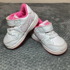 Size 4C - Nike Court Borough Low Recraft Toddler White/Pink 616498-107