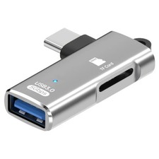 Type-C USB 3.0 OTG Adapter 2in1 TF Memory Card Reader For Phone/Laptop/Keyboards