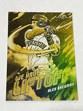 2021 Topps Fire Baseball We Have Liftoff Gold Minted - Alex Bregman - Astros