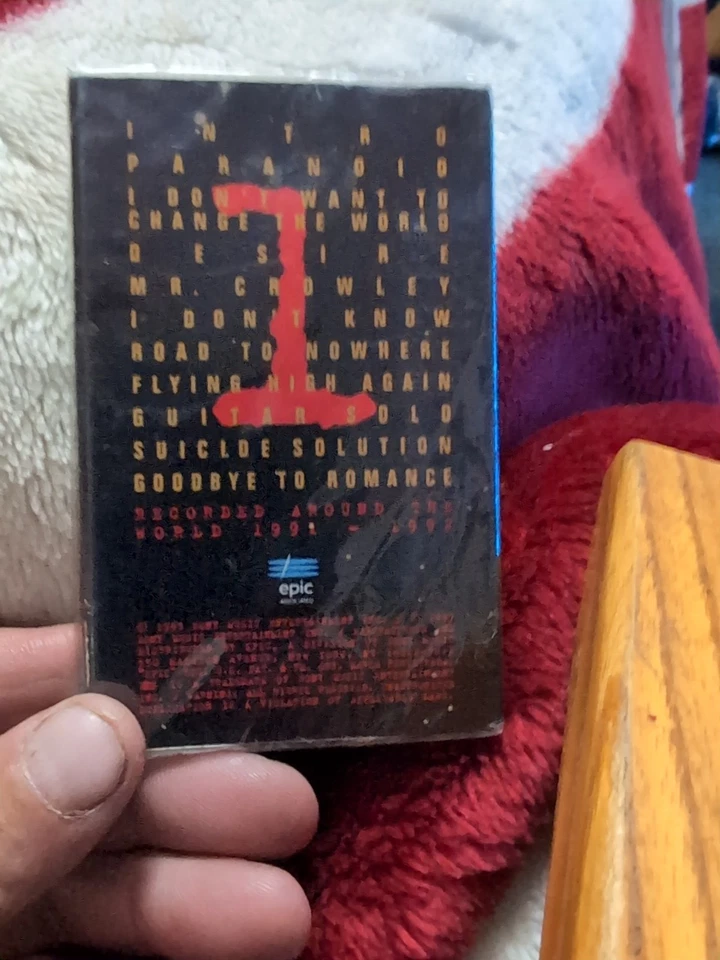 Ozzy Osbourne Live and Loud Two Cassette Box Set 1993 Sony Epic - Image 2 of 4