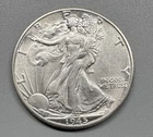 1945-D Walking Liberty Half Dollar ~ Gem BU++ ~ 90% Silver ~