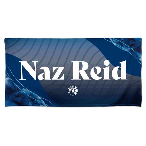 Naz Reid NBA Beach Towel - Timberwolves