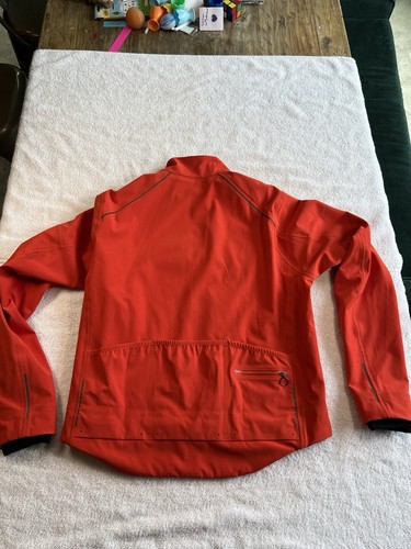 Veste de pluie hiver Rapha Xxl neuve sans étiquette orange manteau cyclisme - Photo 12 sur 15