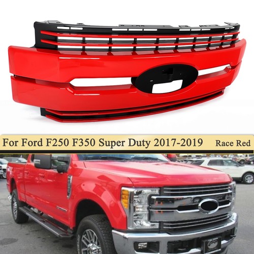 For Ford F250 F350 F450 Super Duty 2017 2018 2019 Chrome Front Grille Grill