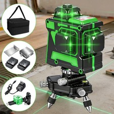12 Lines 4D Green Laser Level 360° Auto Self...