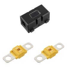 Midi Fuse Holder and 2 Pieces 60A Midi high Current Fuse Screw Fuse for Cars ...