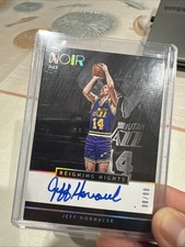 2018-19 Panini Noir Reigning Nights Jeff Hornacek 98/99 Autograph
