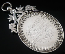 Sterling Silver Farming Medal Forres & Northern Won by Dowager Countess Seafield