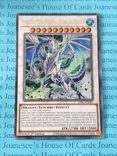 SDFC-DE041 Trishula, Nulldrache der Eisbarriere Ultra Yu-Gi-Oh Karte 1. Neu
