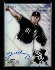 2021 Bowman Sterling #BSPA-JK Jared Kelley Prospect Auto Wave Refractor #/125