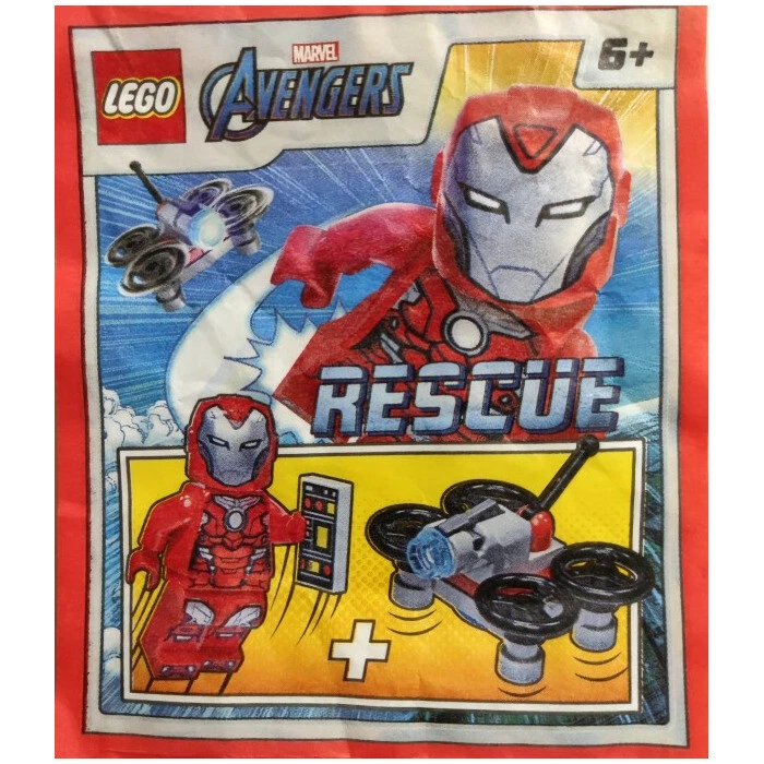 LEGO Marvel Avengers Super Heroes Rescate con Drone Bolsa de Papel 242217 (SELLADO)
