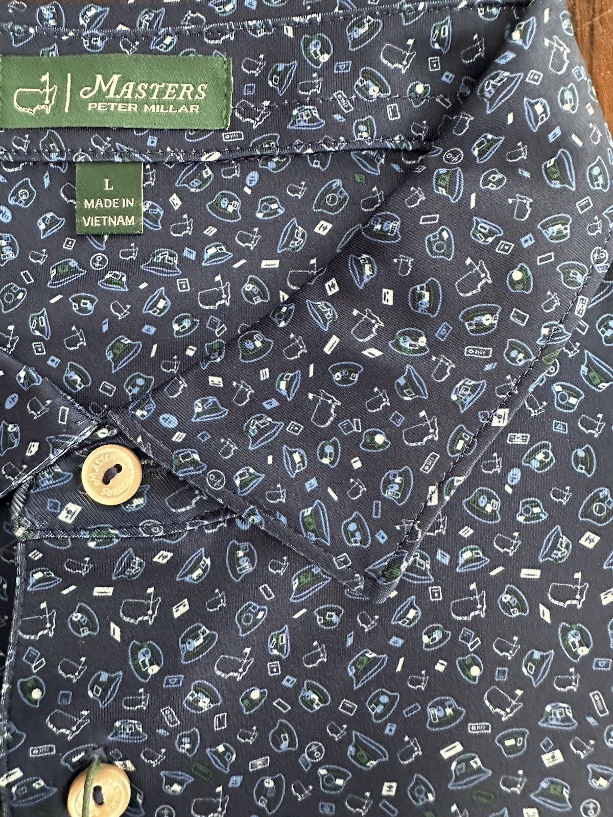 2024 Masters Peter Millar Polo Concessions Merchandise Print Large L eBay