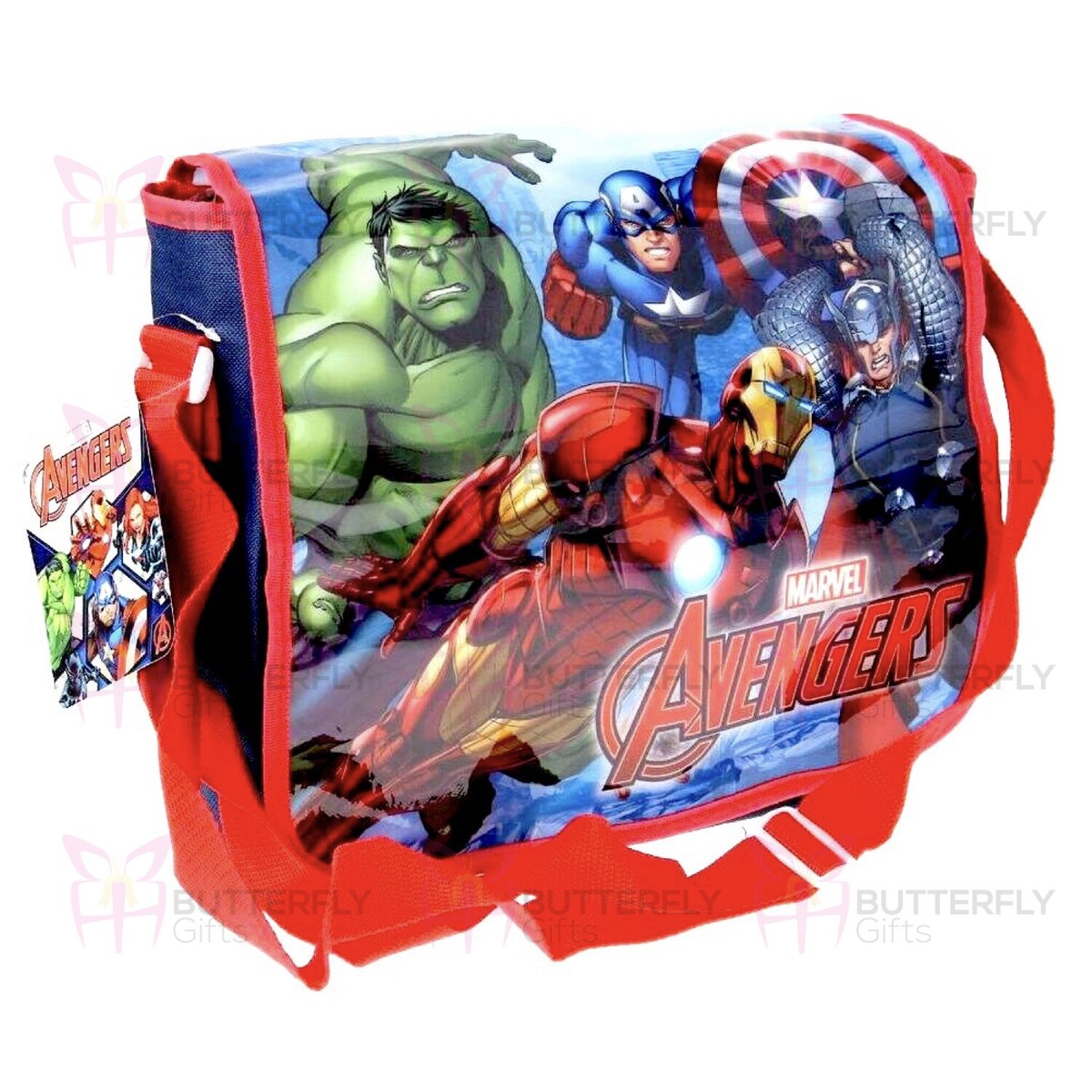 Marvel Avengers Kids School Despatch Bag Messenger Bag Iron Man
