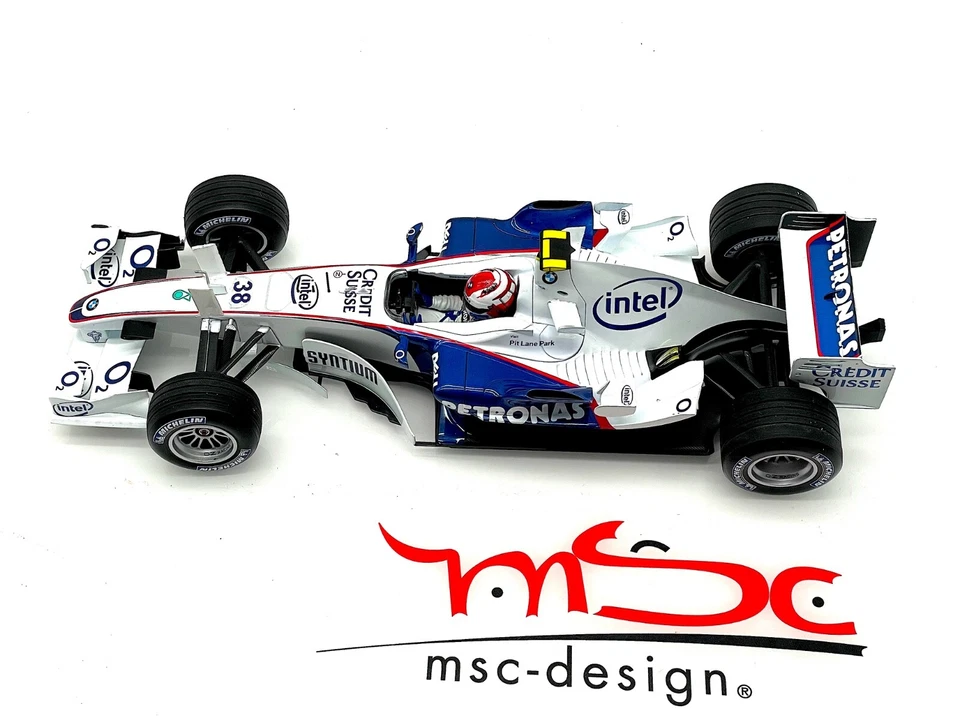 1:18 Kubica BMW Sauber F1.06 Testdriver Umbau GP France  free Practice - Bild 2 von 4