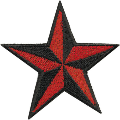 Patch - Anarchist Communist Star - 06054 - Approx. 6.5 x 6 cm