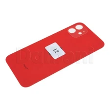 Back Glass Rear Housing Battery Cover Cover Camera Lens For iPhone 12 Red