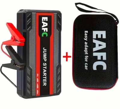 EAFC Portable Car Jump Starter Power Bank Car Battery Starter Auto Starting +Bag