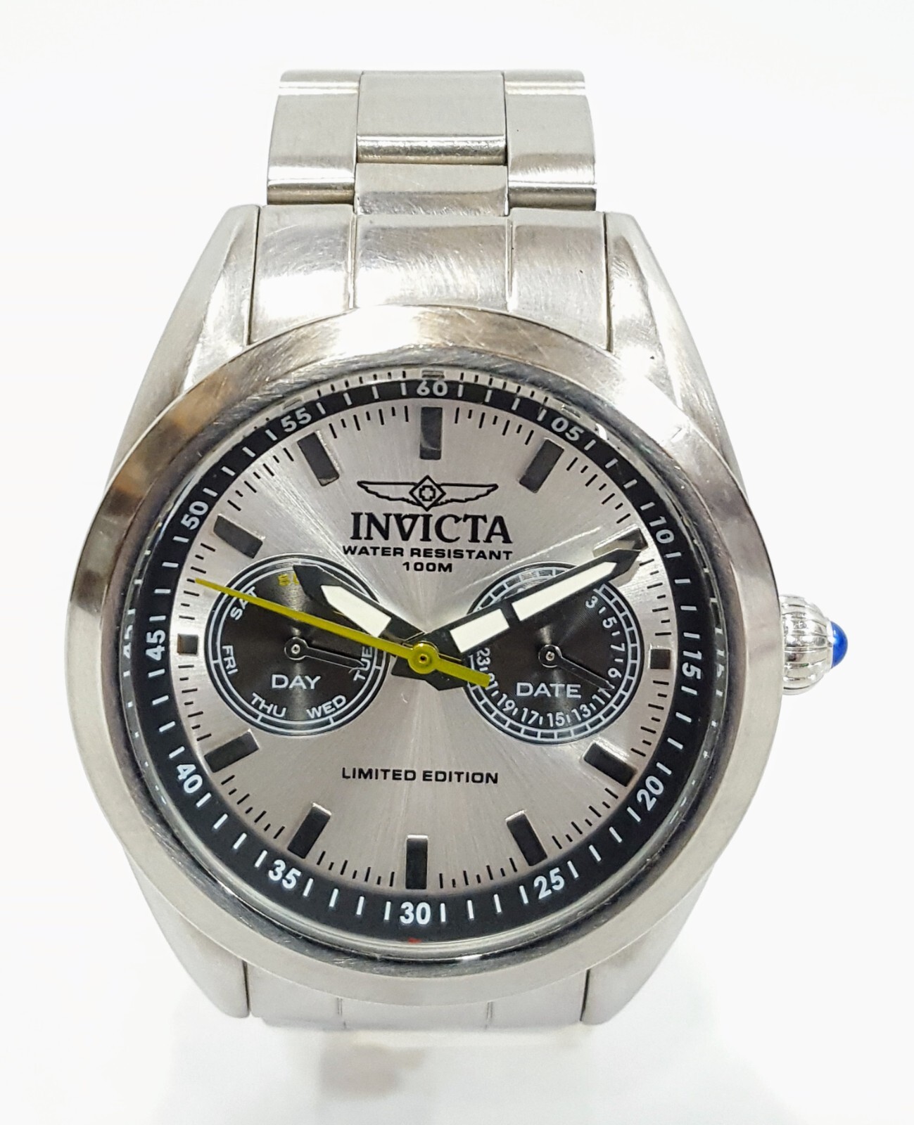 Invicta Speedway Multi-Function Silver Dial Stain… - image 1