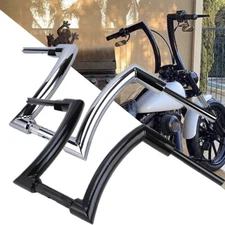 DNA MONSTER 12 14 16" Rise 2" Ape Hanger Handlebar For Harley Heritage Softail