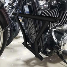 Matte Black Engine Guard Crash Bar Fit For Harley Softail Sport Glide 2018-2024
