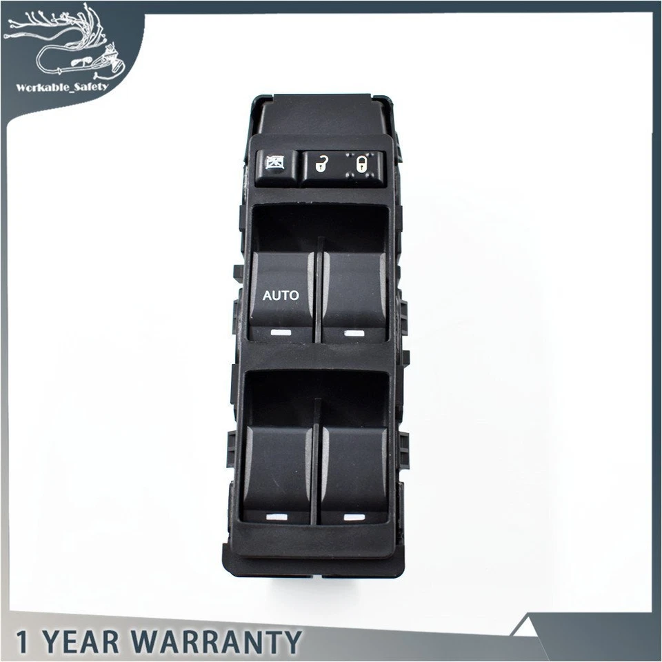 Interruptor de control de ventana maestro Jeep Compass Patriot 2011-2016 04602780AA negro Foto 4 de 4