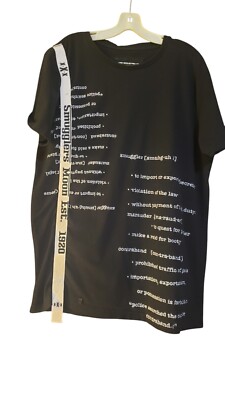 Smugglers Moon Private Distillery est 1920 T Shirt Men s Size 3XL Black White
