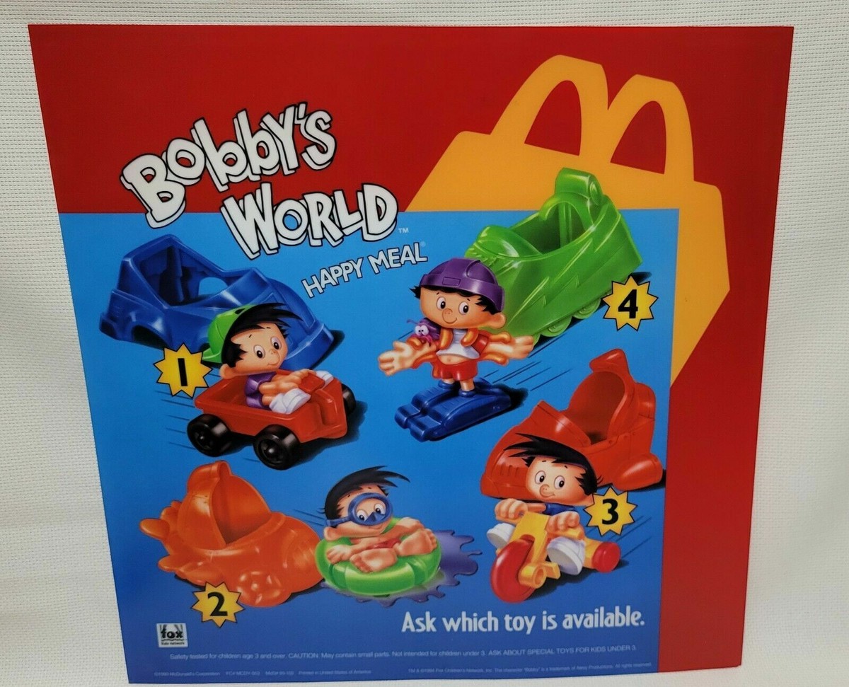 1993 BOBBY'S WORLD MCDONALDS HAPPY MEAL TOYS - U-PICK | eBay