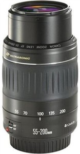 Canon EF 55-200mm f/4.5-5.6 II USM Black Photography Lense Camera Lens