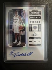 🏀E.J. LIDDELL 2022/23 CONTENDERS ROOKIE TICKET SILVER PRIZM AUTOGRAPH AUTO🏀
