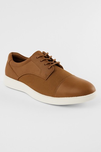 Tenis Derby con cordones para niños - Zapatos informales con suela blanca para uso diario - Imagen 7 de 10