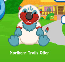Webkinz Northern Trails Otter Virtual Adoption Code Only Messaged Webkinz Otter 
