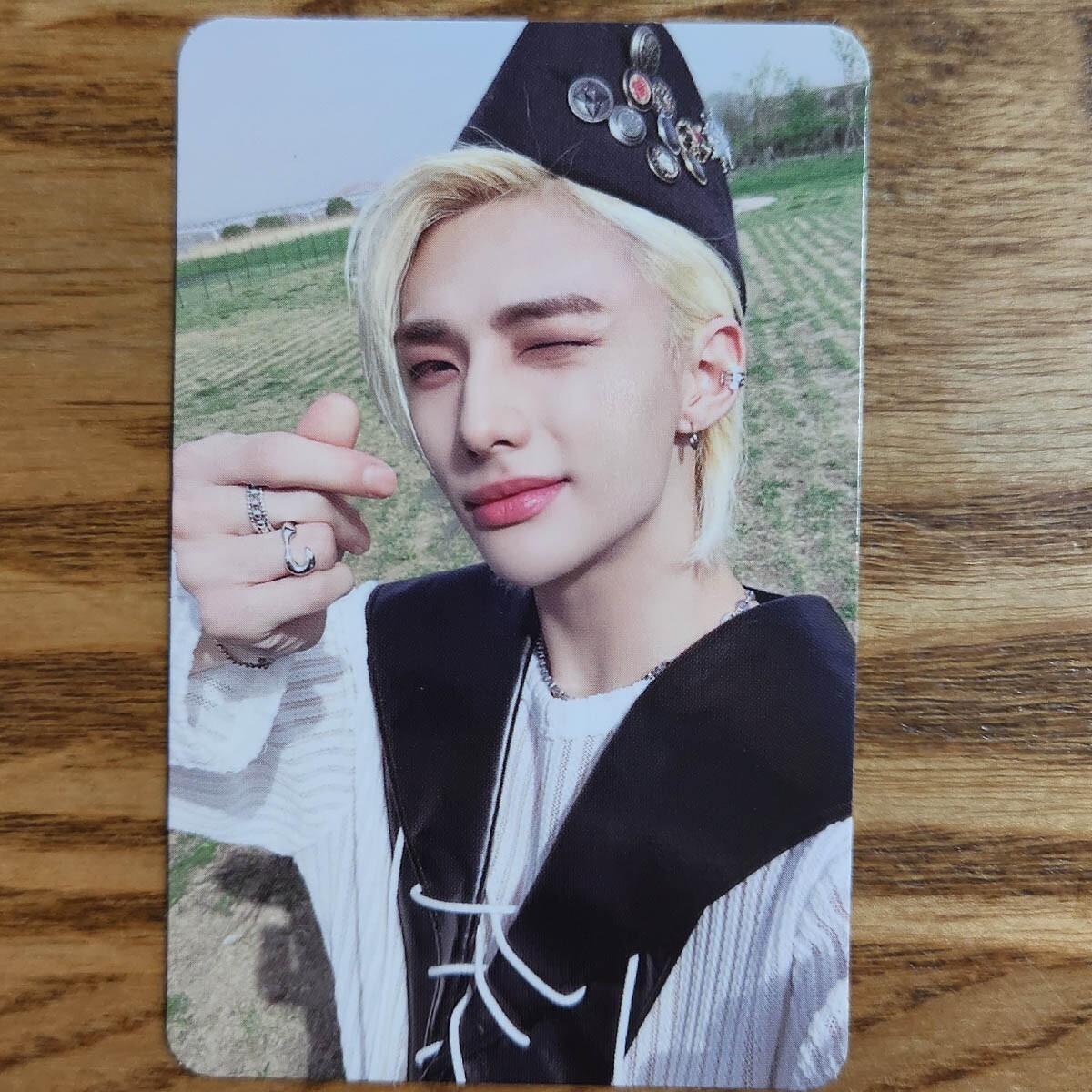 Hyunjin Official Photocard Stray Kids Mini Album Maxident Genuine