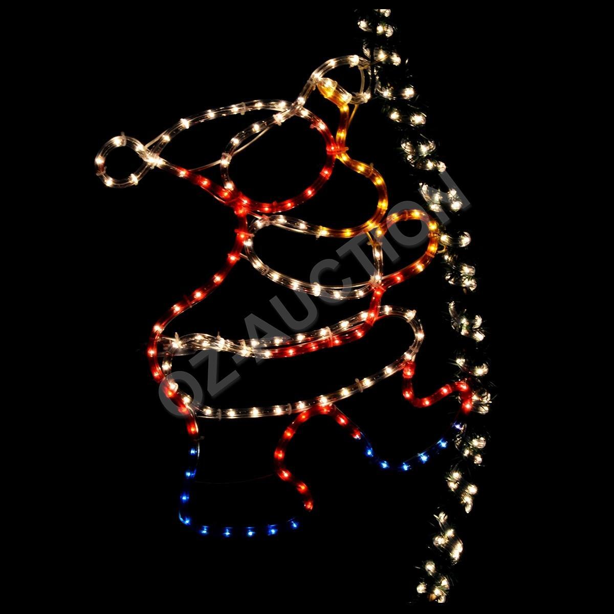 Christmas Light Santa Climbing LED Rope Lights Xmas Party Outdoor