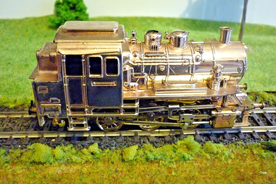 Märklin Modelleisenbahn Dampflok 3000 BR 89 DB H0 gold - Bild 3 von 4
