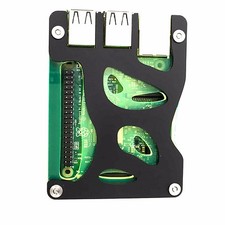Zebra Bio Black Lime Case for the Raspberry Pi 3B , 3, Pi 2, and Pi B C4Labs
